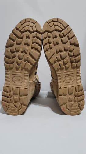 Men's Combat Boots Tan vibram sole SZ 10.5W #81k - Thumbnail 6