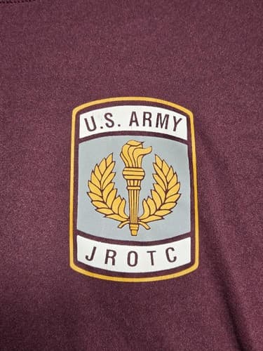 A4 Men's Size Small JROTC Killeen High Roo Battalion Performance T-Shirt #T58p - Thumbnail 5