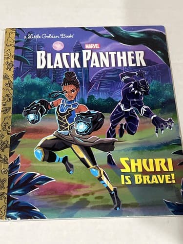 Lot of 5 Little Golden Books – Elmo Loves You, Black Panther, Trolls, Simone - Thumbnail 4