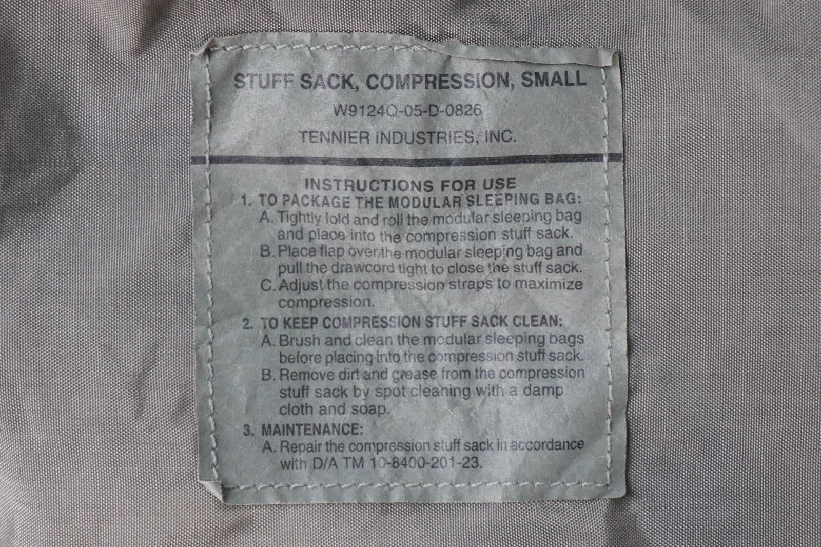 Small - Foliage Green Compression Stuff Sack #45w - Thumbnail 4