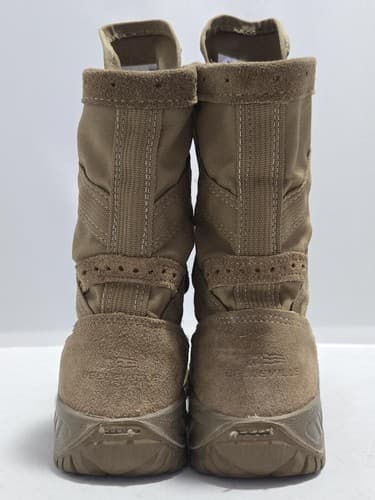 Belleville Men's 7.5R Brown Leather Military Boots USGI Steel Toe Combat #Q6q - Thumbnail 4