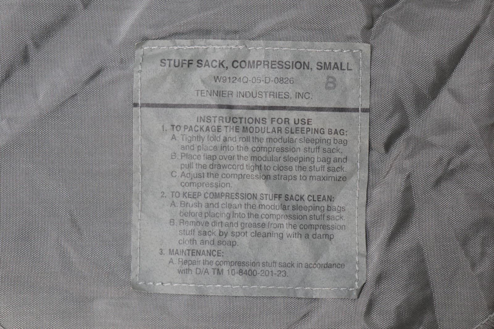 Small - Foliage Green Compression Stuff Sack #45w - Thumbnail 3