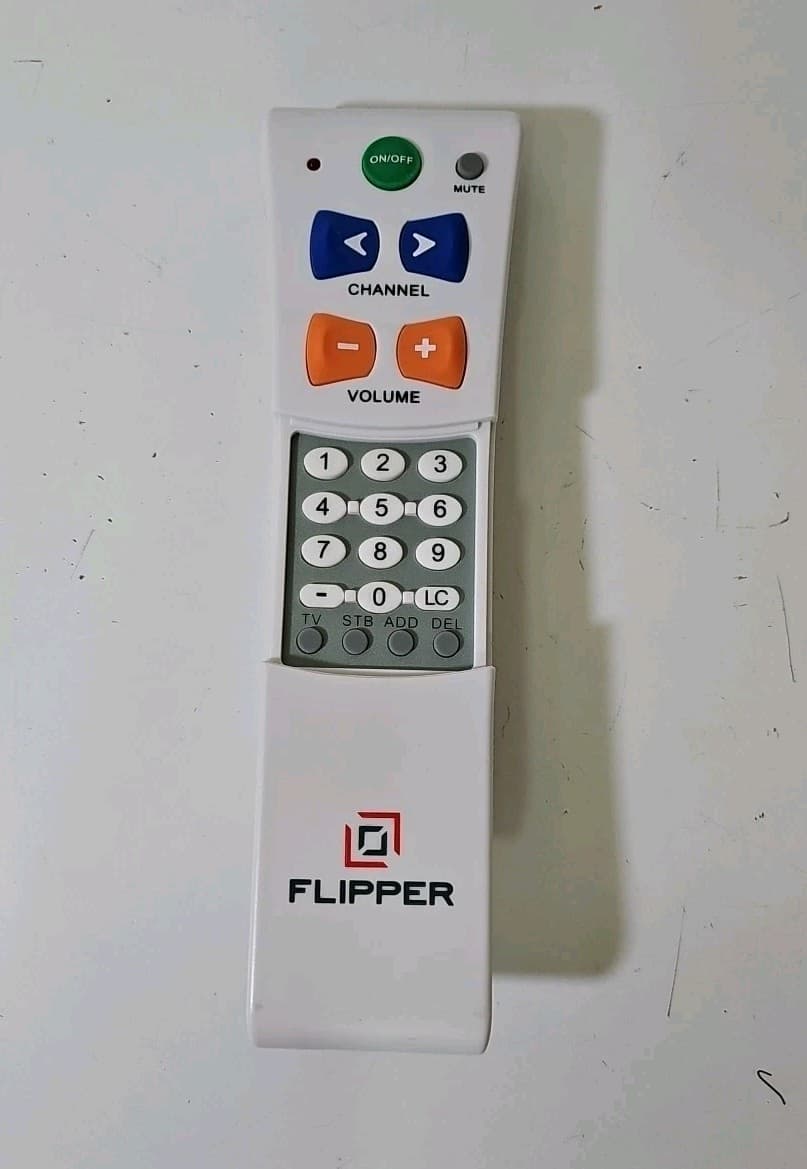 Flipper Big Button Universal TV Remote Simple Controls for Seniors Elderly Used - Thumbnail 5
