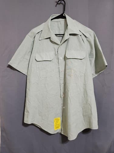 DSCP Shirt 16 Light Green Short Sleeve #68q