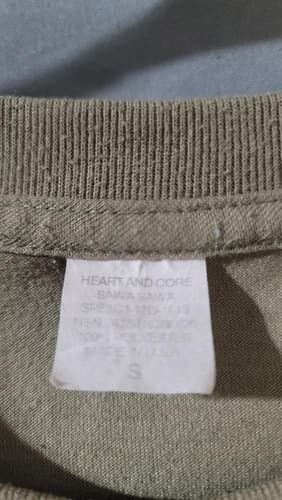 3pk Duke Military Tan Undershirts Small #57j - Thumbnail 2