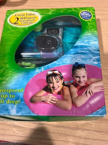 Fujifilm QuickSnap Waterproof 800 Speed Disposable Camera 2-Pack Exp 12/2007 New