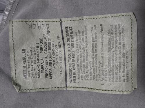 Medium/Regular - Parka ABU Camouflage NSN:8415-01-547-3513 #F95f - Thumbnail 5