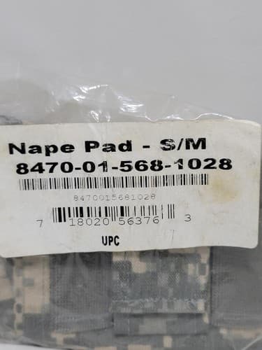 Nape Pad Advanced Combat Helmet Small/Medium #9t - Thumbnail 3
