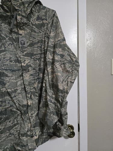 Large - Parka Improved Rainsuit Jacket ABU Camouflage NSN:8405-01-543-0001 #F96f - Thumbnail 3