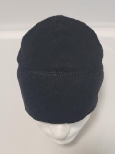 Black Cold Weather Micro Fleece Beanie Winter Hat Watch Cap #B68b - Thumbnail 5