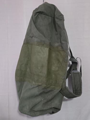 Improved US Military Duffle Bag Zipper Deployment Flight Travel USGI OD Green - Thumbnail 2