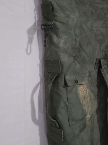 US Military Duffle Bag OD Green Nylon Sea Bag Carry Straps Army Duffel USGI - Thumbnail 4