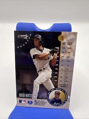1996 Leaf - Brian Hunter #179 Silver - Thumbnail 3