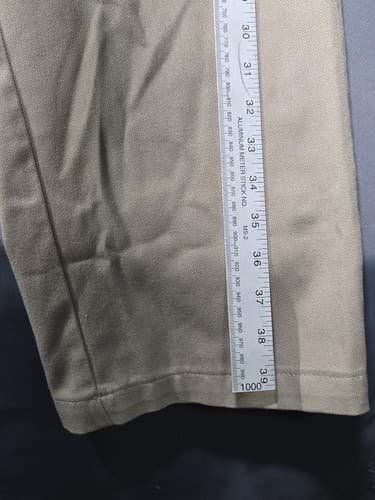 Dickies Men's Flat Front Khaki Work Pants Chino Size 40 x 30 Beige #P15d - Thumbnail 5