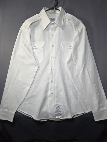 USGI Army Men’s Dress Shirt White Long Sleeve Tapered Type 1 Size 17 x 36 #M22w