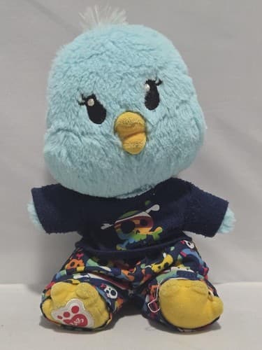 Build-A-Bear Workshop Blue Duck Plush 12” Lucky Duck Easter Stuffed Animal #S65s