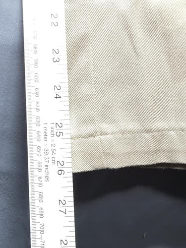 Dickies Men's Flat Front Khaki Work Pants Chino Size 40 x 30 Beige #P15d - Thumbnail 6