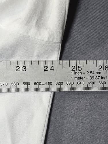 USGI Army Men’s Dress Shirt White Long Sleeve Tapered Type 1 Size 17 x 36 #M22w - Thumbnail 8