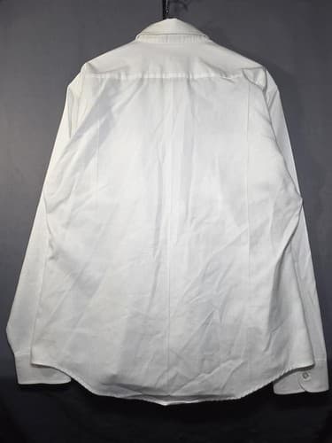 USGI Army Men’s Dress Shirt White Long Sleeve Tapered Type 1 Size 17 x 36 #M22w - Thumbnail 6