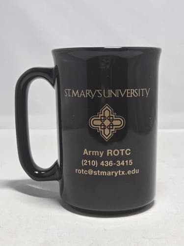 St. Mary's University Army ROTC "Leadership Excellence" Vintage Coffee Mug #M27a - Thumbnail 2