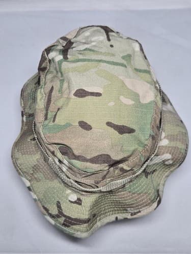 USGI Army OCP Multicam Boonie Sun Hat Size 7 3/8 NSN 8415-01-579-9210 #H12v - Thumbnail 5