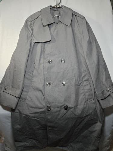 USGI Army DSCP Garrison All-Weather Trench Coat Rain Overcoat Black 38 S #M91p