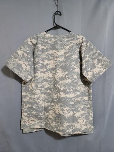 Army ACU Nurse Joe Scrub Top Medium Digital Camo Uniform Medical Shirt #93v - Thumbnail 2