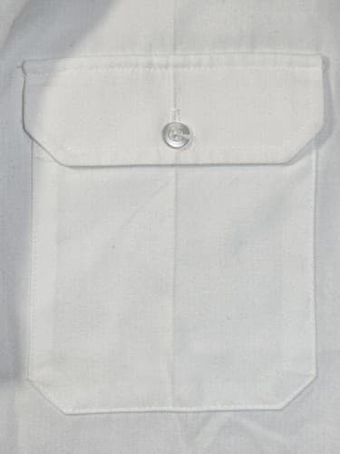 USGI Army Men’s Dress Shirt White Long Sleeve Tapered Type 1 Size 17 x 36 #M22w - Thumbnail 4