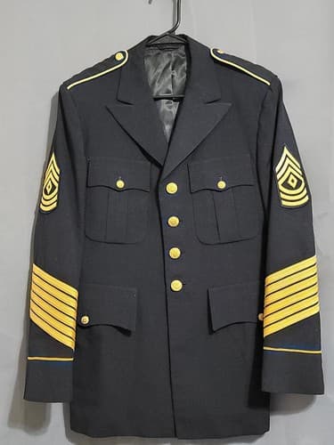 ASU Coat Mens Service Jacket Dress Army Blue 450 Size: (37/R) #62p