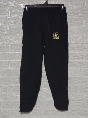 US Army APFU Pants – Small/Short – Black & Gold Physical Fitness Uniform #J65j