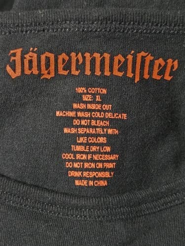 X-Large - Jagermeister Shirt Short Sleeve #I36i - Thumbnail 3