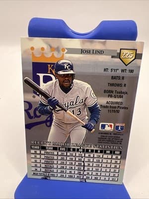 1995 Donruss - Jose Lind #225 (6) - Thumbnail 3