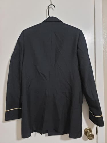 ASU Coat Mens Service Jacket Dress Army Black Size: (36LC) #62x - Thumbnail 3