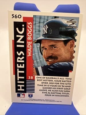 1995 Score - Wade Boggs #560 (8) - Thumbnail 3