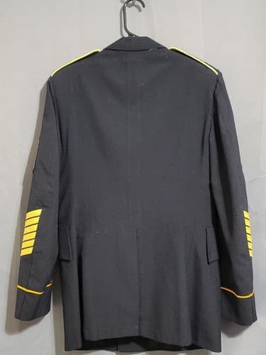 ASU Coat Mens Service Jacket Dress Army Blue 450 Size: (37/R) #62p - Thumbnail 3