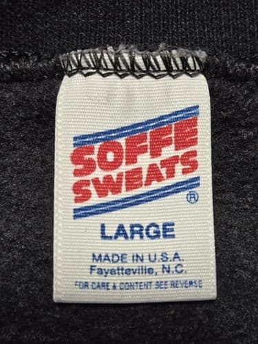 Large - Army Soffe Sweatshirt Long Sleeve #I25i - Thumbnail 3