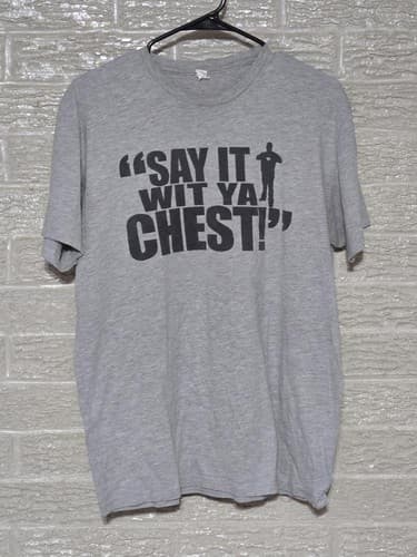 Large - Say it with your chest Next Level Apparel Shirt Short Sleeve #I26i