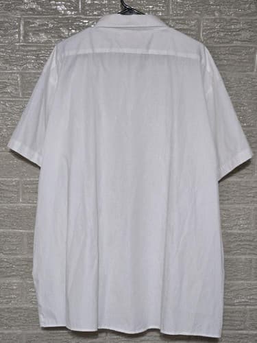 4XL - Dickies Shirt Short Sleeve Pockets White Workwear Button Up #I13i - Thumbnail 4