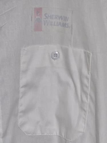 4XL - Dickies Shirt Short Sleeve Pockets White Workwear Button Up #I13i - Thumbnail 3