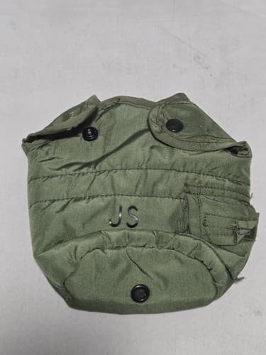 US Military 1 QT Canteen Cover Pouch ALICE Clips Olive Drab VGC #Q71q