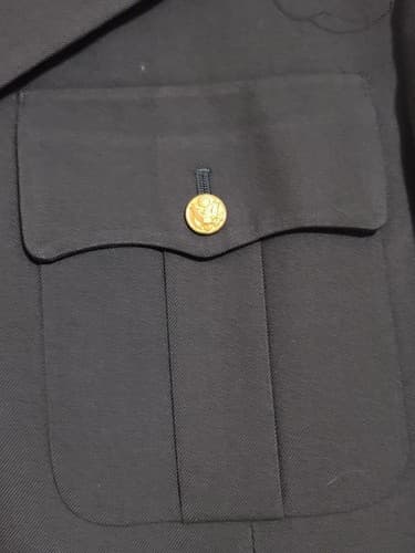 ASU Coat Service Jacket Dress Army Green Size: (39/R) NSN: 8405-01-330-7412 - Thumbnail 5