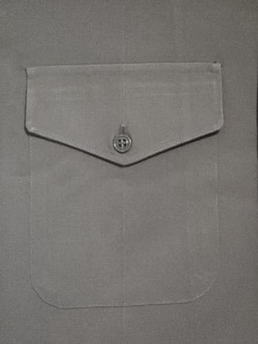 USGI Men's Khaki Service Shirt Short Sleeve Size 16 DSCP 8405-01-515-8976 #Q56q - Thumbnail 4