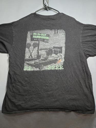 In-N-Out Burger 2021 Collectible Men's Size 2XL Black Graphic T-Shirt #T76g - Thumbnail 6
