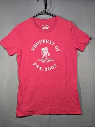 Under Armour Wounded Warrior Project Women's Small Red Graphic T-Shirt #S13g - Thumbnail 2