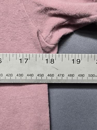 Delta Pro Weight Men's Size Medium Pink Graphic Short Sleeve T-Shirt #G45t - Thumbnail 8