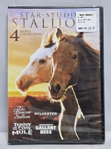 Star-Studded Stallions DVD 4-Movie Collection Heartwarming Horse Stories #T62t