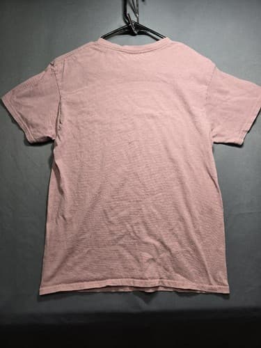 Delta Pro Weight Men's Size Medium Pink Graphic Short Sleeve T-Shirt #G45t - Thumbnail 6