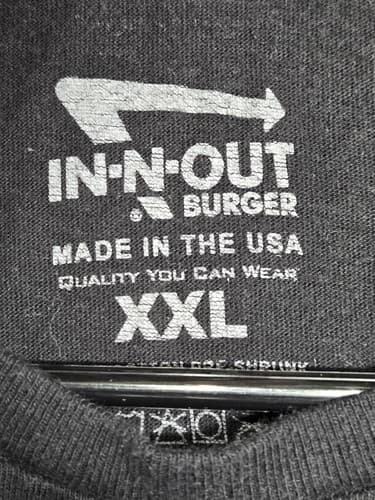 In-N-Out Burger 2021 Collectible Men's Size 2XL Black Graphic T-Shirt #T76g - Thumbnail 8