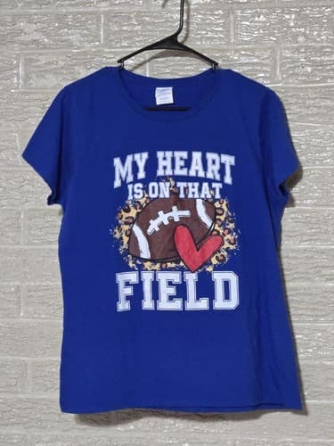 2 Shirt Lot Graphic T-Shirts Football Fan + Spartans Tee Casual Short Sleeve Lot - Thumbnail 3