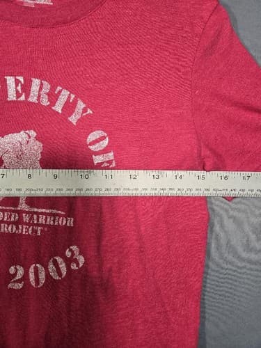 Under Armour Wounded Warrior Project Women's Small Red Graphic T-Shirt #S13g - Thumbnail 9